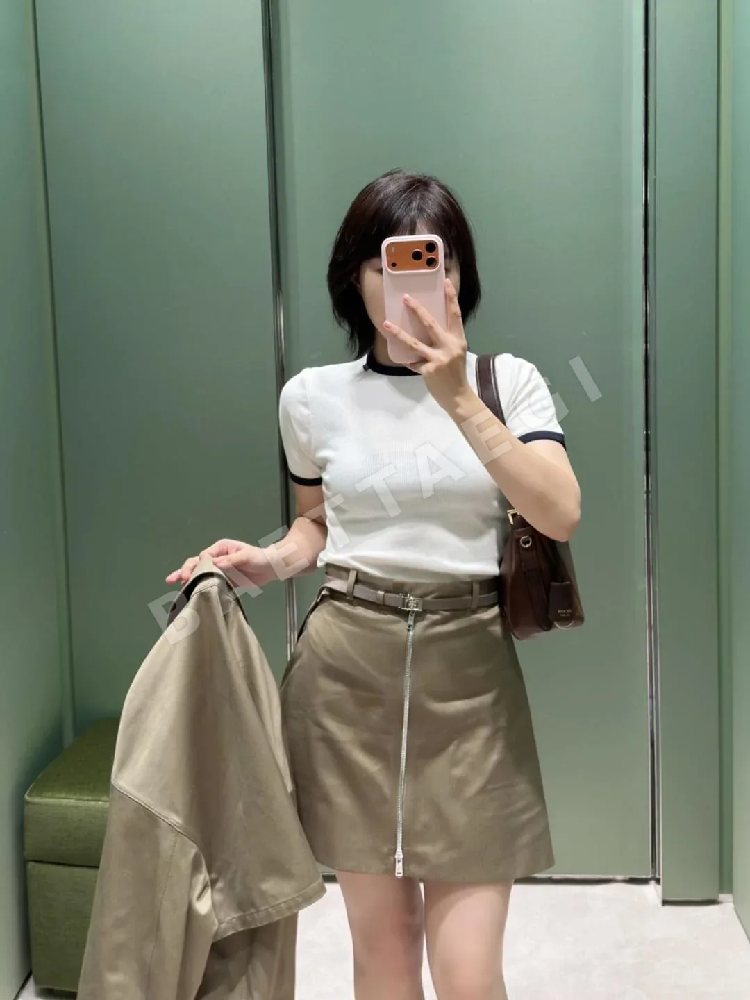 프라다 여성 반팔 티셔츠 상세 이미지 9