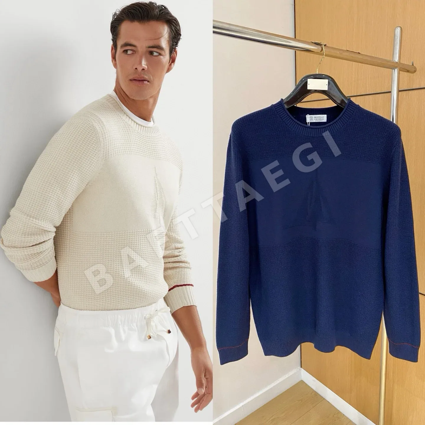 브루넬로쿠치넬리 남성 니트 상세 이미지 9