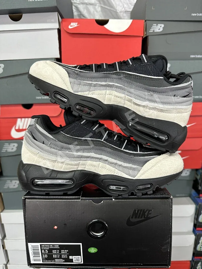 나이키 [GX] 에어 맥스 95 CU8406-101 201215 Nike Air Max 95 Comme Des Garcons Black Grey 상세 이미지 11