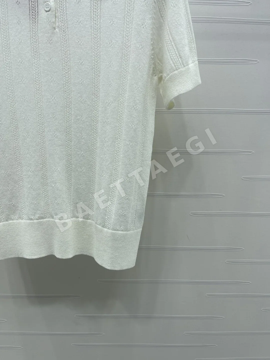미우미우 여성 반팔 캐시미어 상세 이미지 5