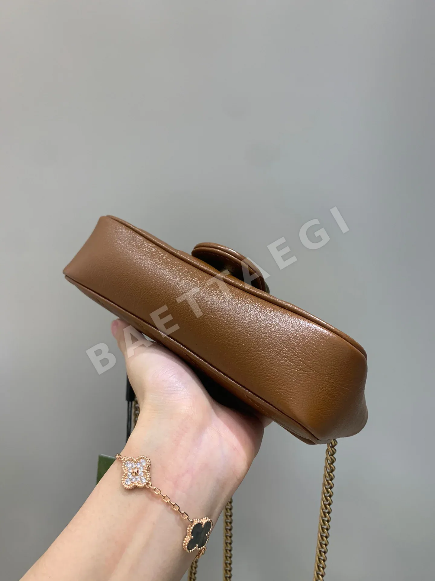 구찌 마몬트 카라멜 미니 숄더백 16.5CM476433 상세 이미지 9