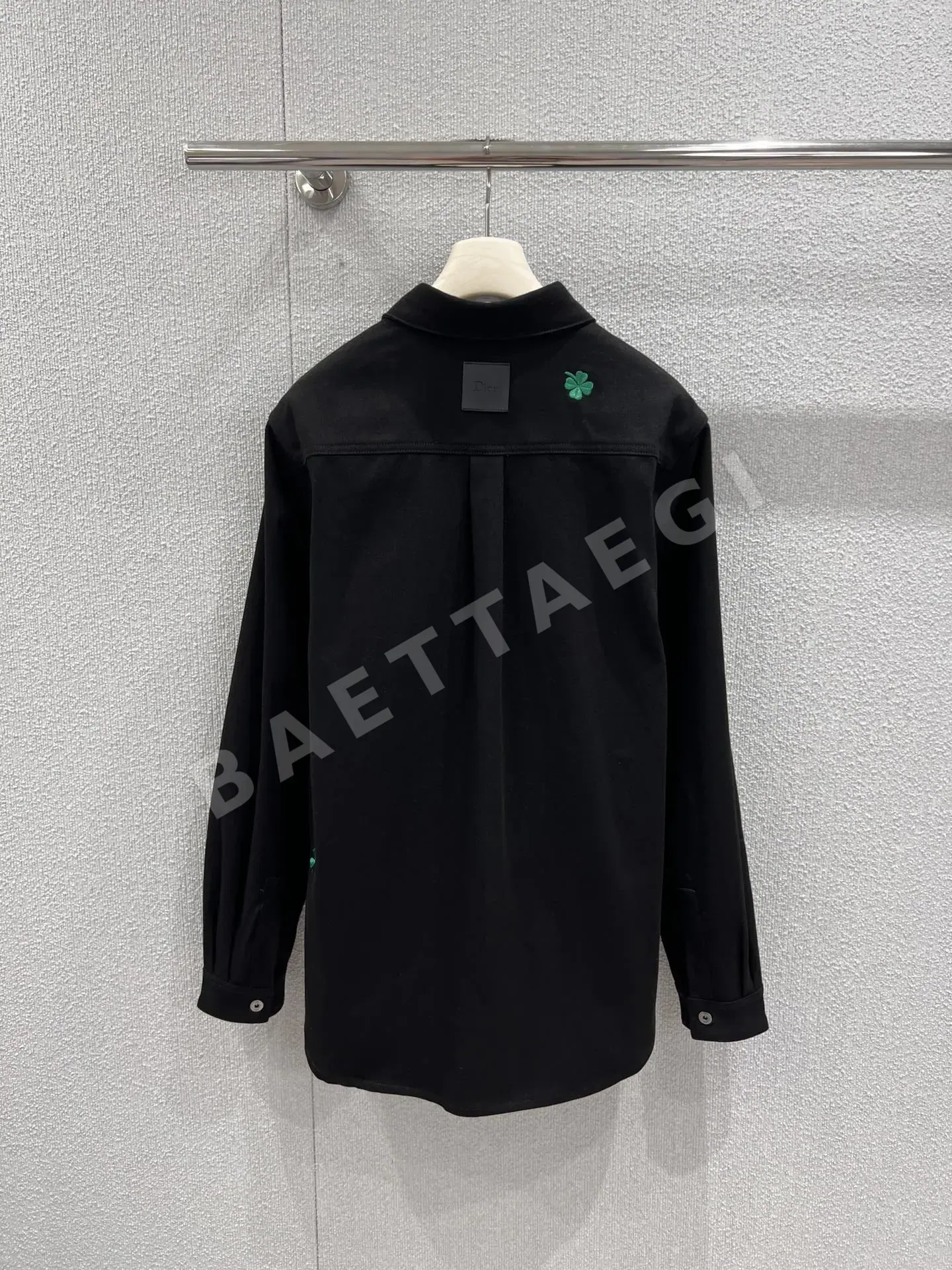 디올 네 잎 클로버 자수 데님 셔츠 재킷 상세 이미지 7