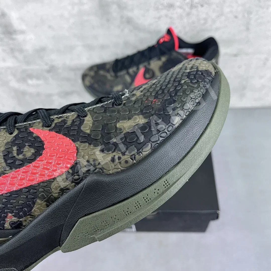나이키 [GX] 코비 6 프로트로 블랙 레드 FQ3546-001 201374 Nike Kobe 6 Protro Italian Camo ZK6 상세 이미지 9