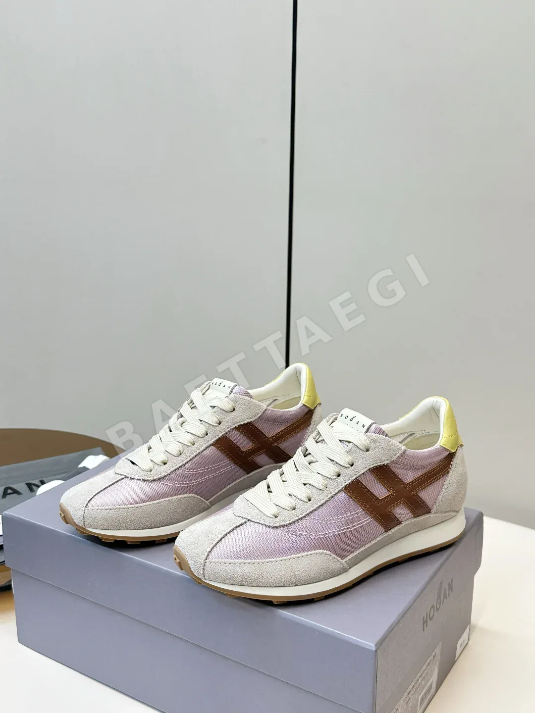 호간 애슬레틱 러너 스웨이드 트레이닝 신발 상세 이미지 3