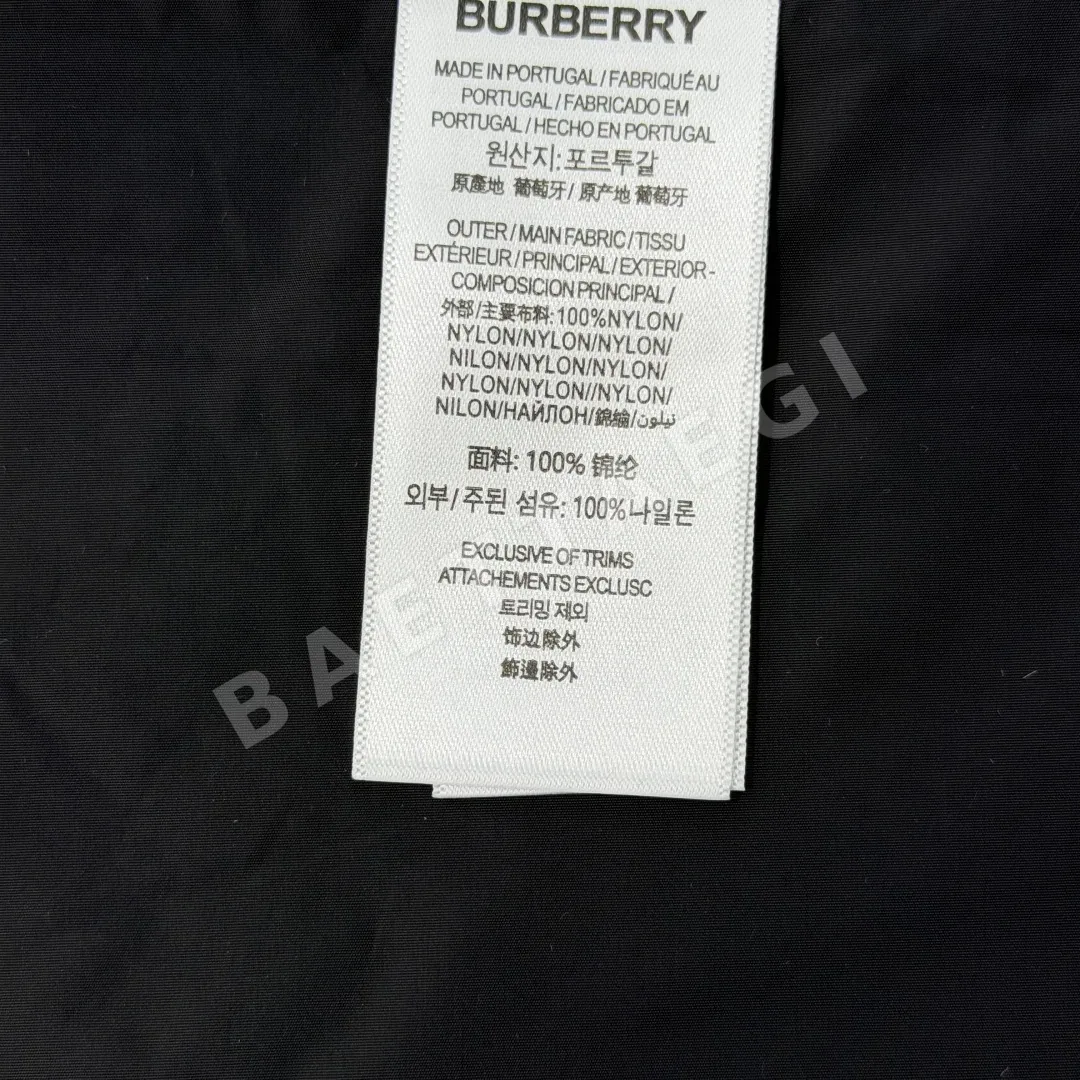버버리 후드 긴팔 나일론 자켓 상세 이미지 9