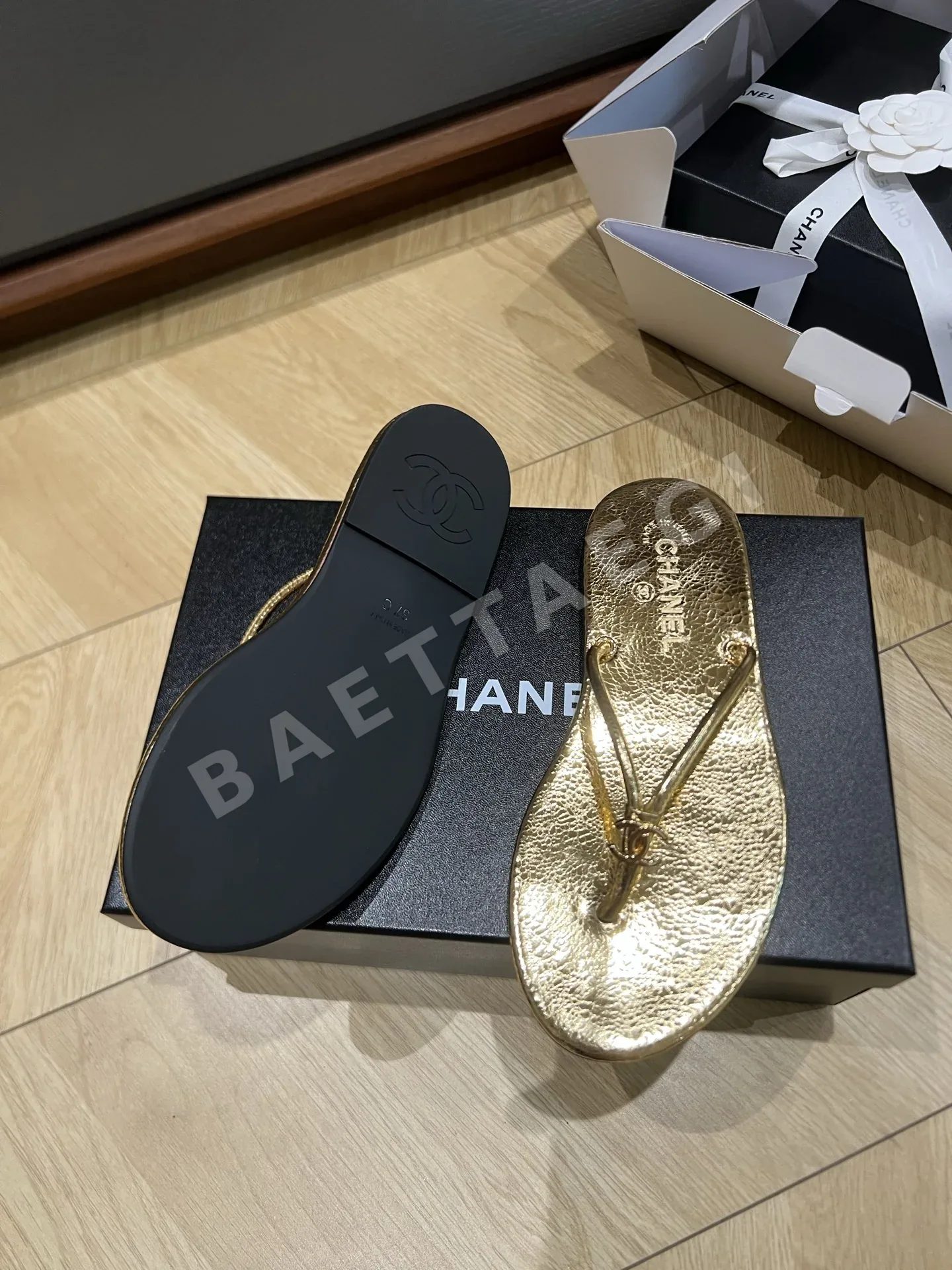 샤넬 램스킨 뉴비치 플립플롭 상세 이미지 6