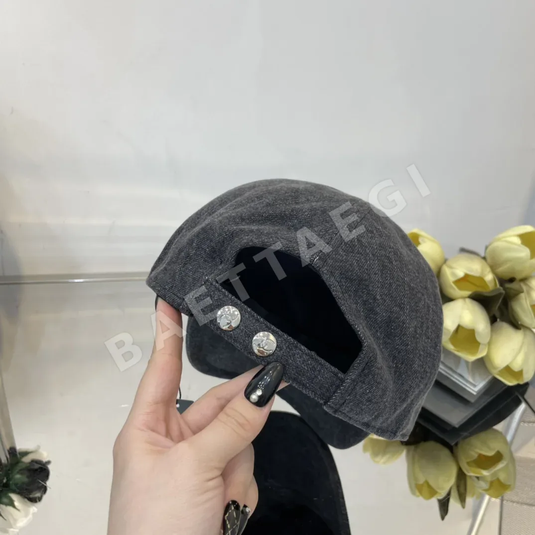 샤넬 스팽글 자수 데님 베이스볼 캡 상세 이미지 7