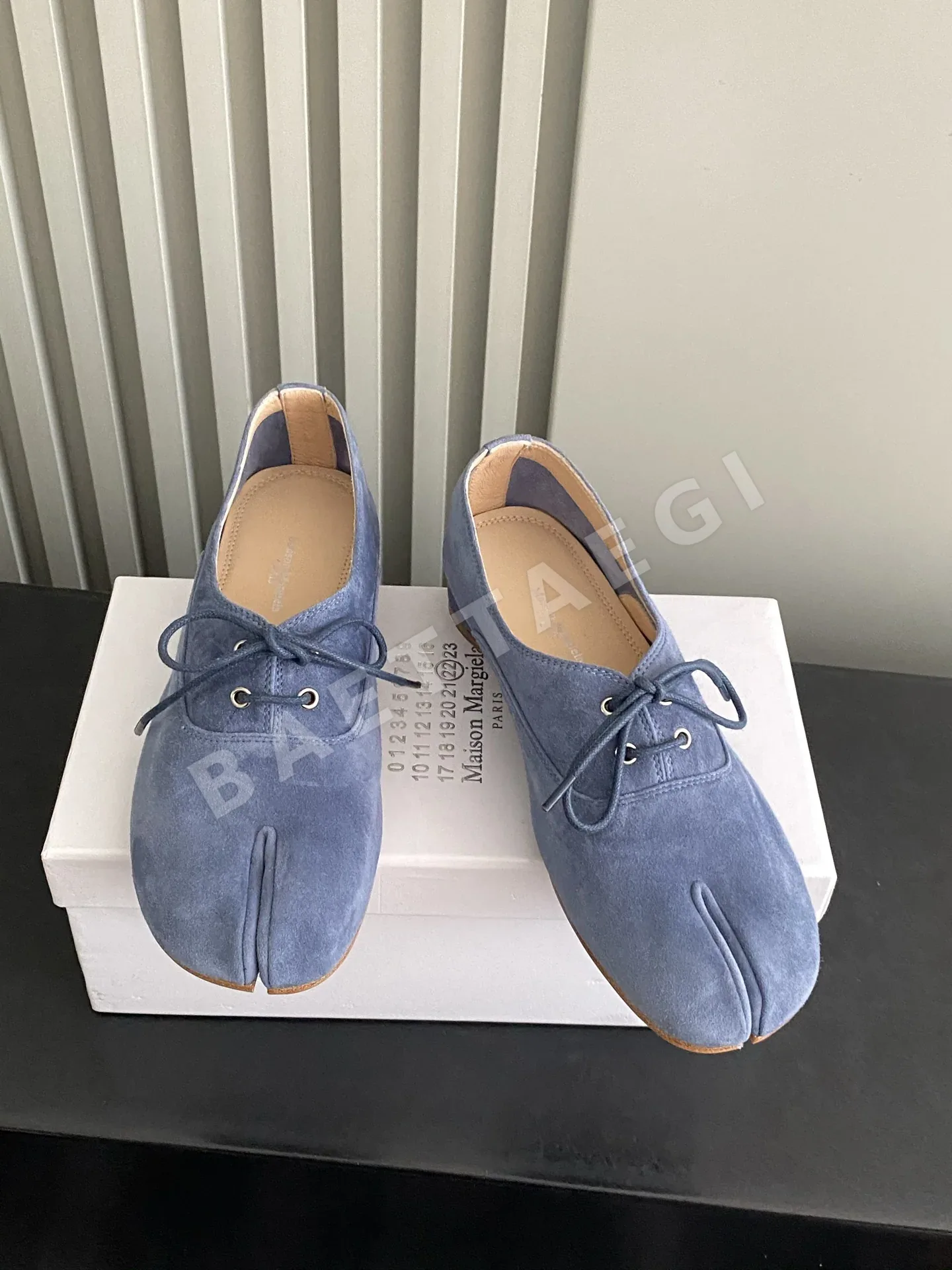 마르지엘라 레트로 타비 레이스업 구두 신발 상세 이미지 5