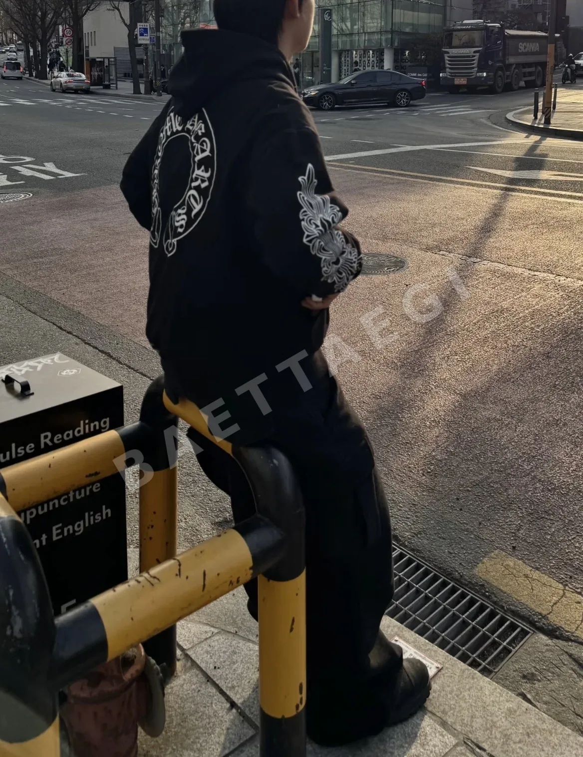 크롬하츠 블랙암 호스슈 클래식 집업 후드 재킷 상세 이미지 2