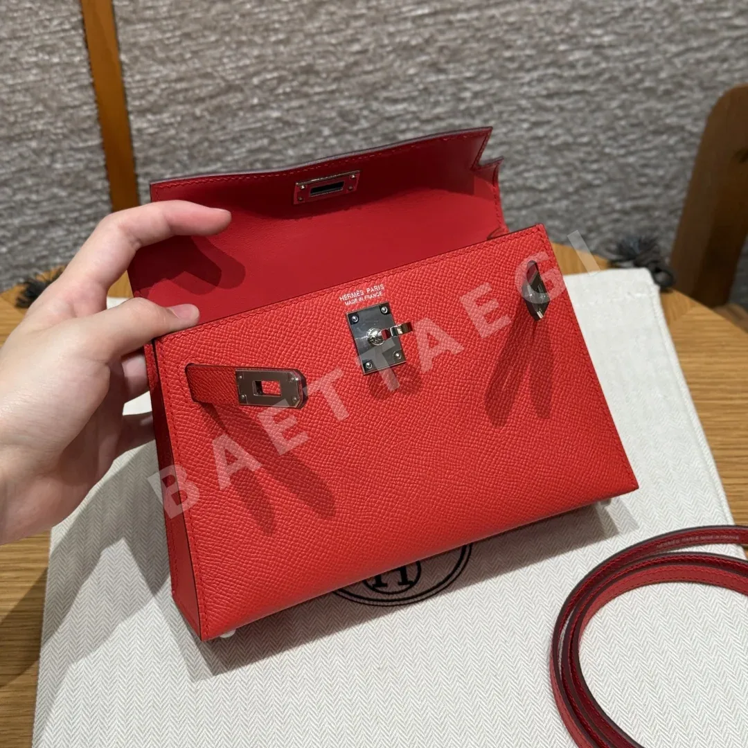 에르메스 미니 켈리 2 써니 레드 가방 18280