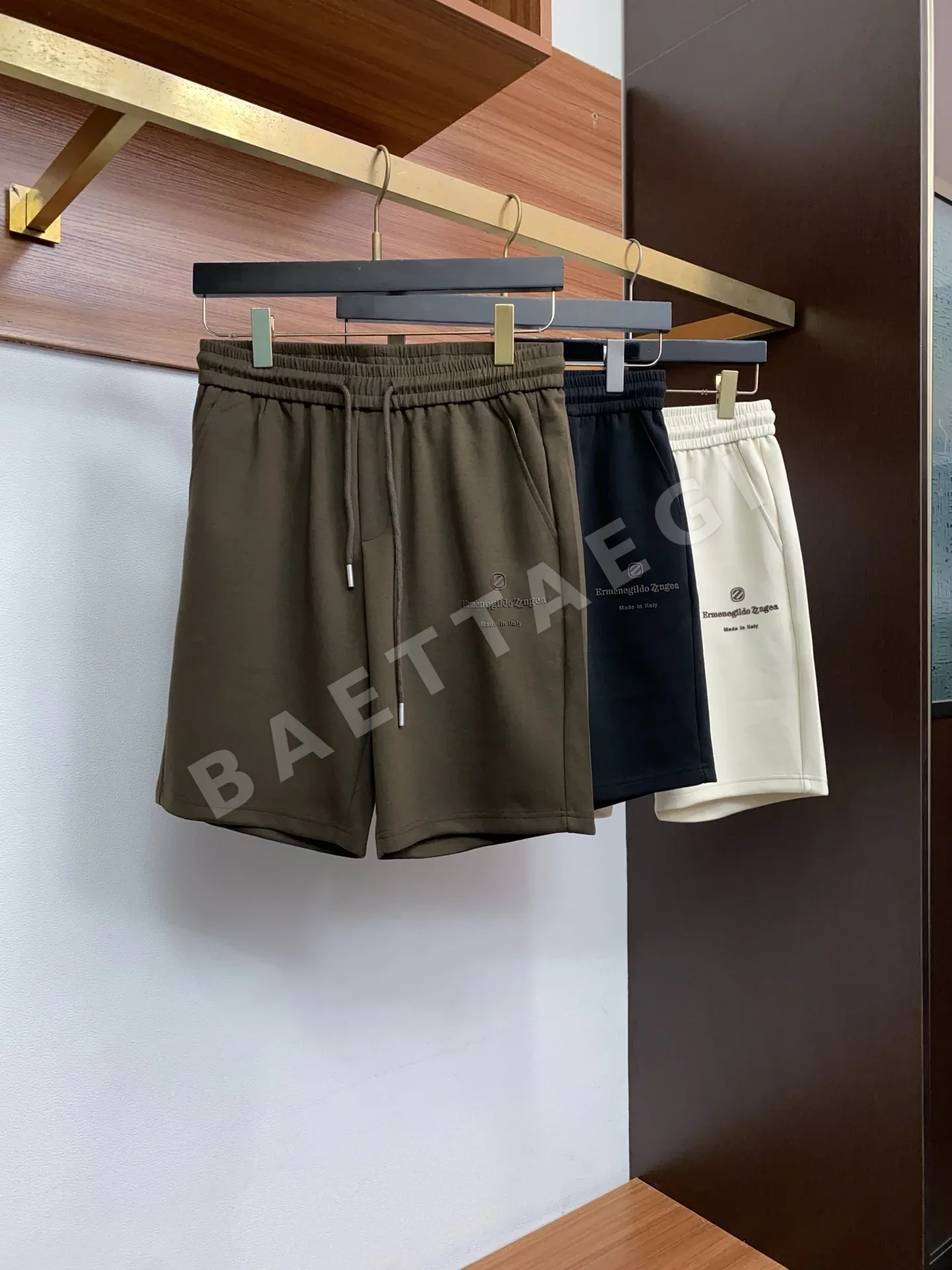 제냐 오리지널 핏 린넨 남성 반바지 상세 이미지 8