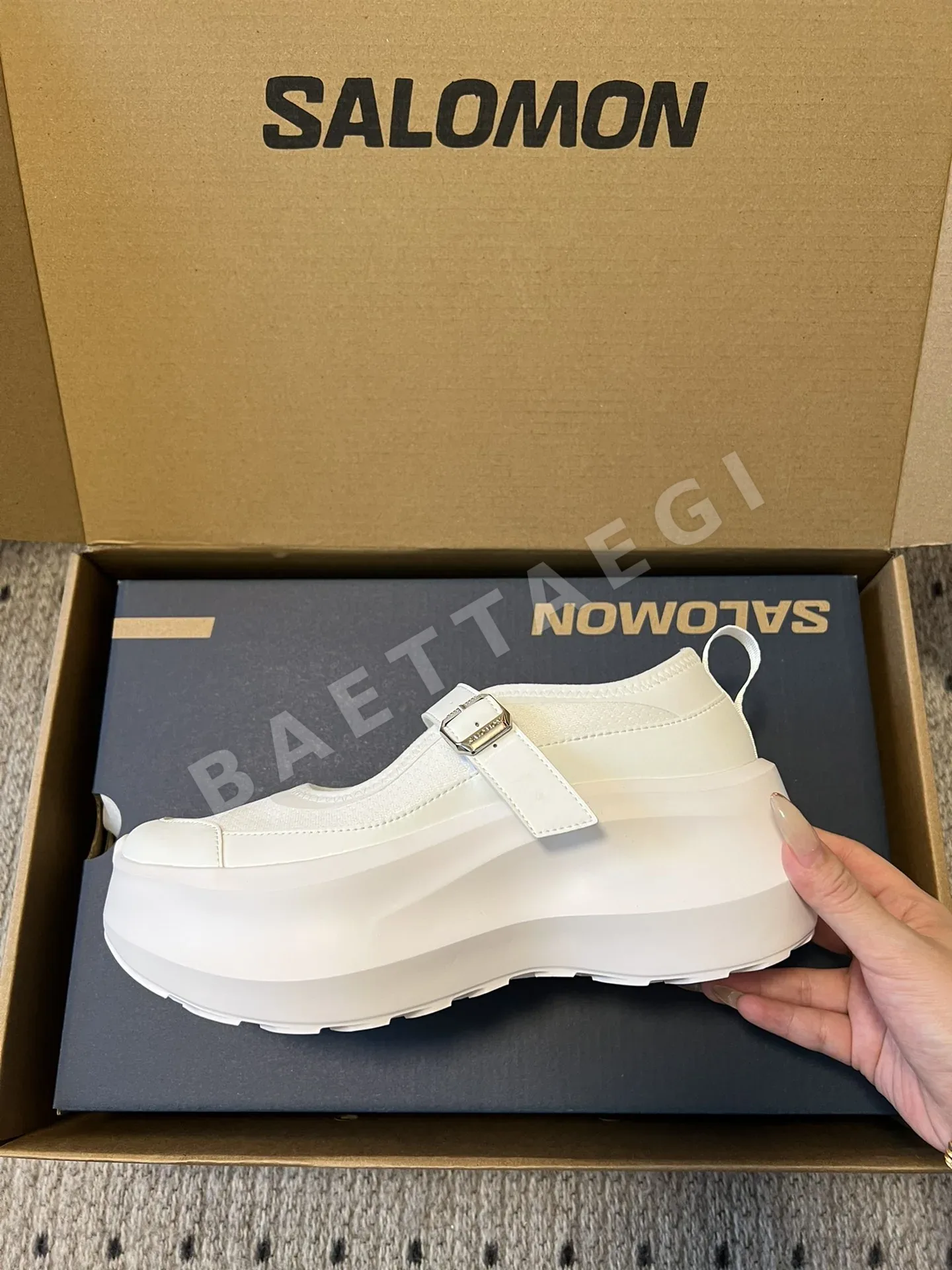 살로몬 XT-6 플랫폼 캐주얼 메리제인 상세 이미지 4