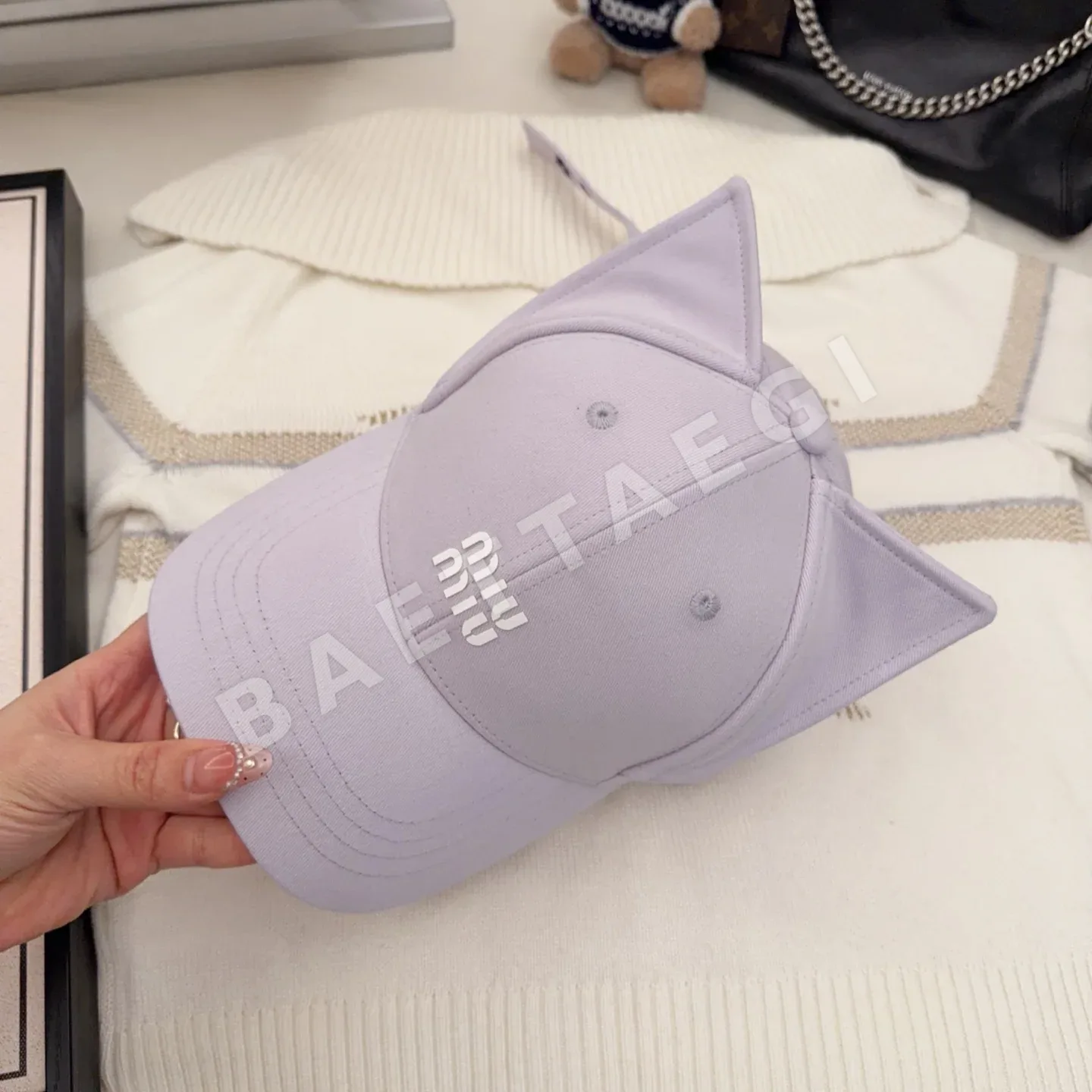 미우미우 모자 80843 Miu Miu Cap 상세 이미지 2