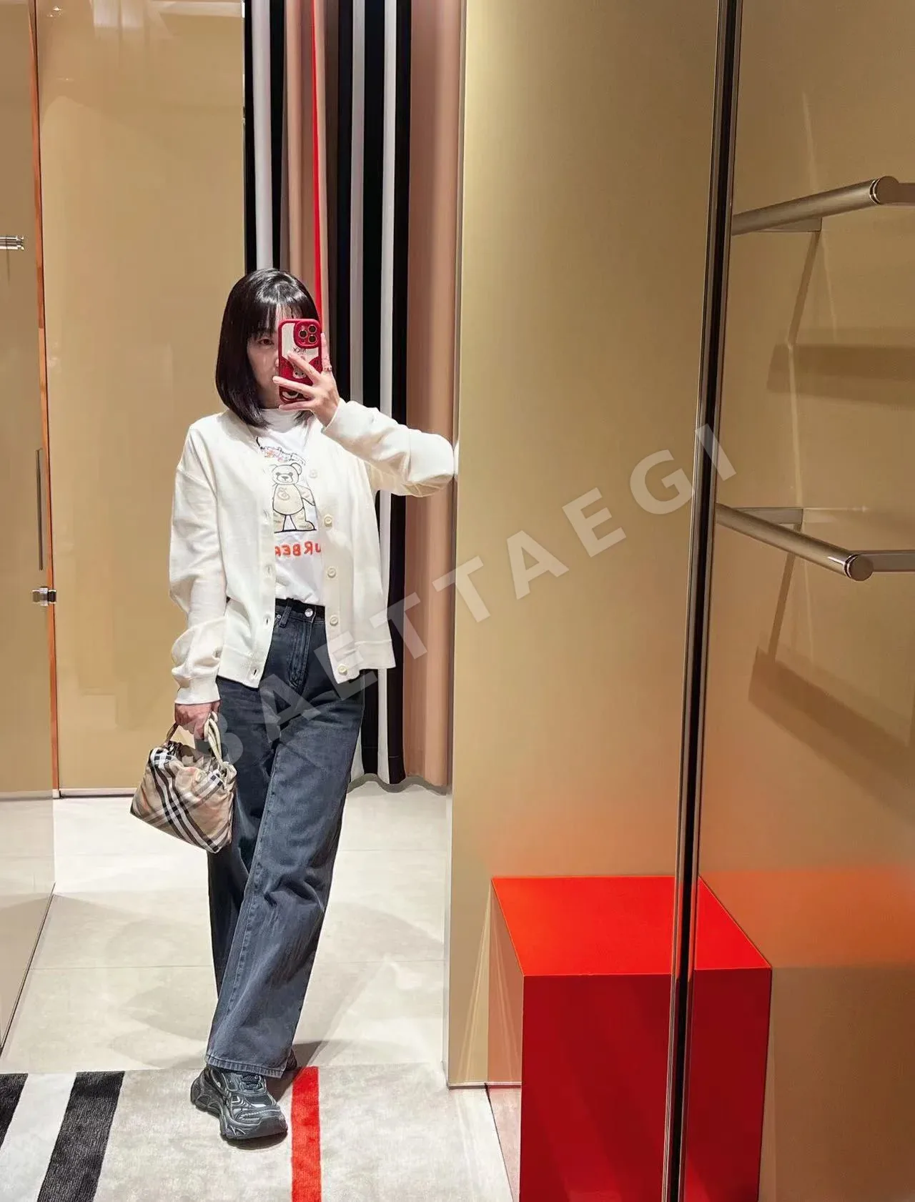 버버리 조임식 행운 주머니 가방 상세 이미지 3