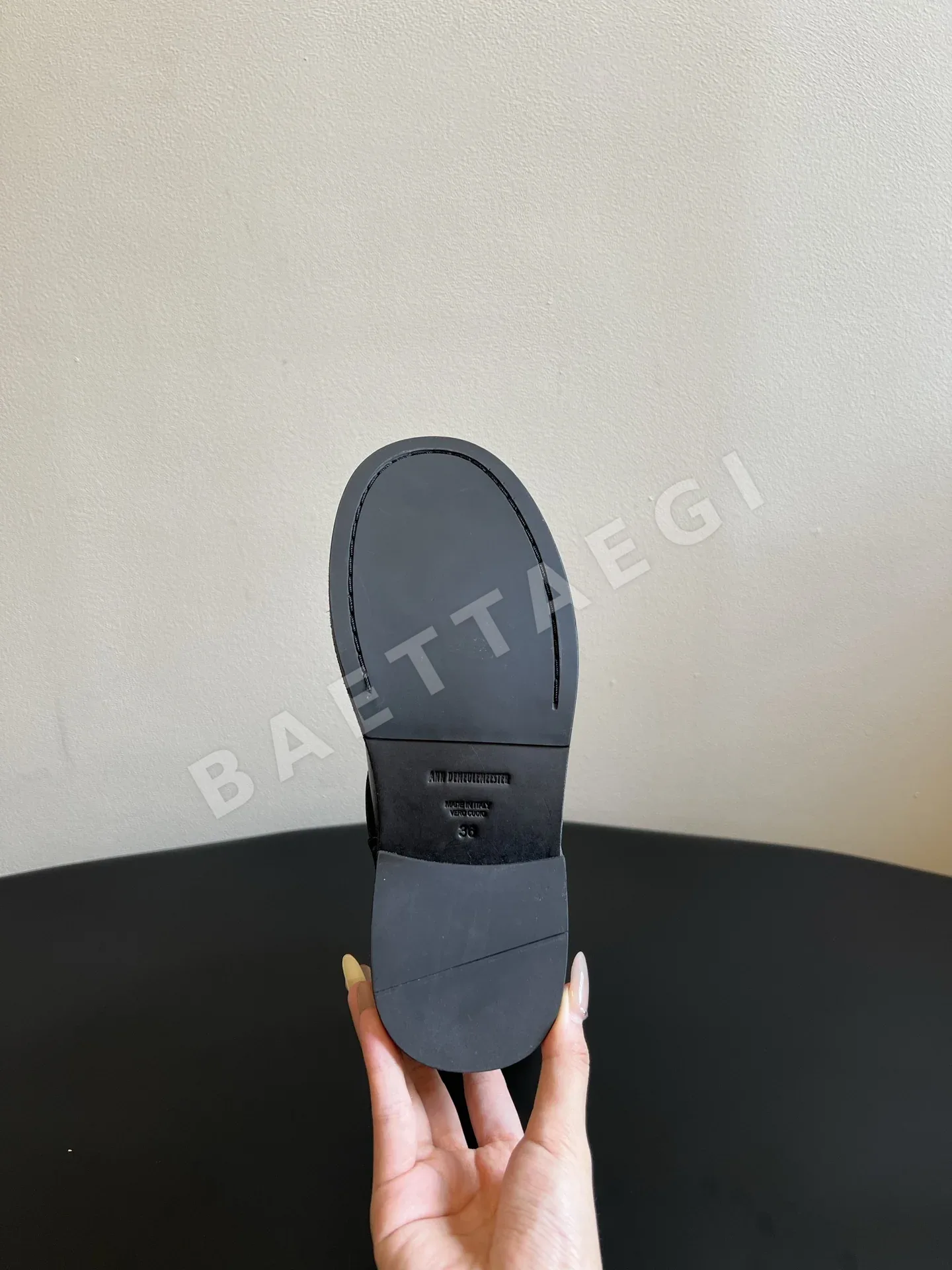 앤드뮐미스트 더블 버클 라운드 토 미드카프 라이딩 부츠 상세 이미지 4