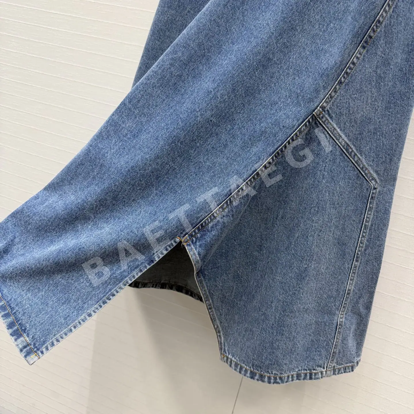 로에베 데님 미디 스커트 상세 이미지 7