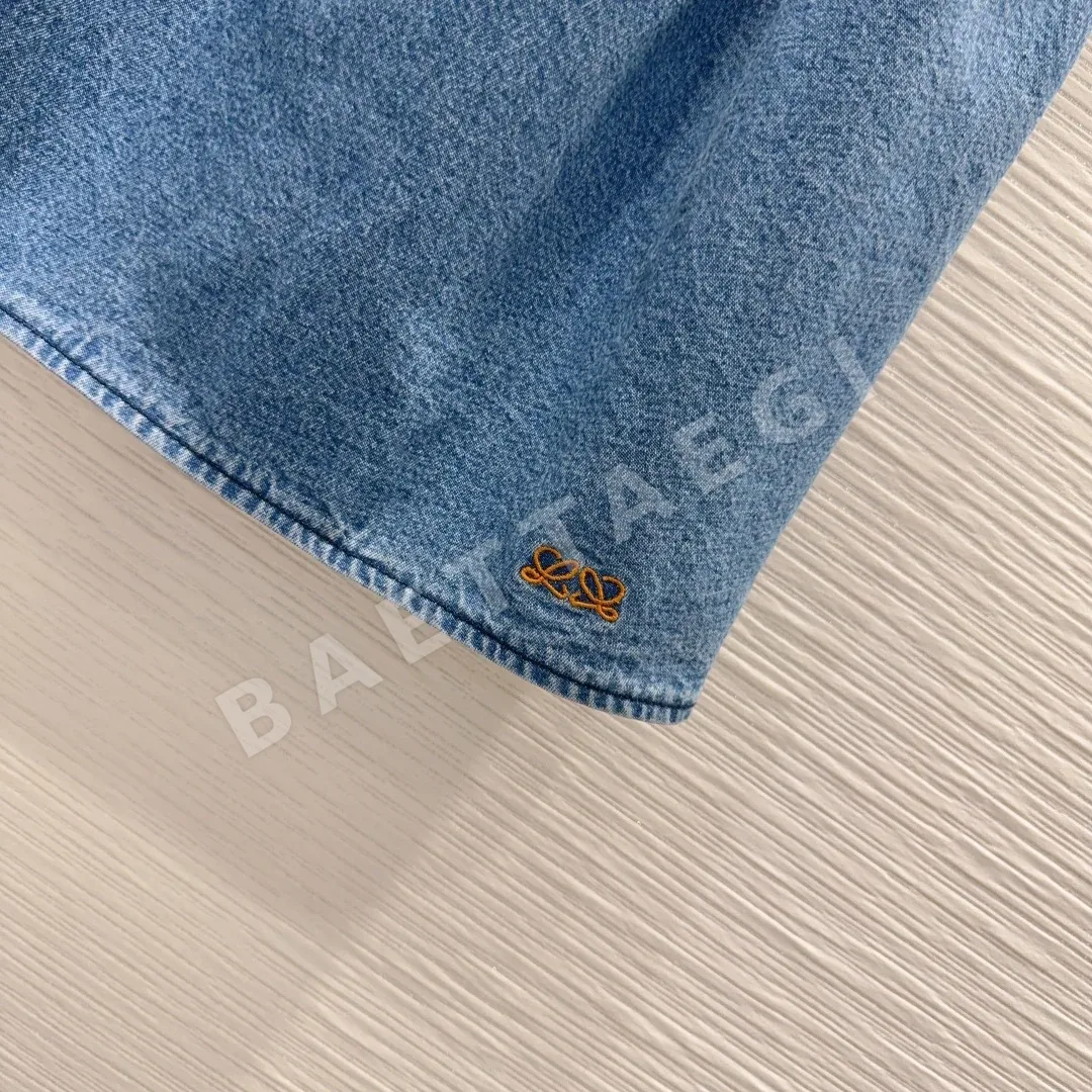 로에베 데님 미니스커트 상세 이미지 4