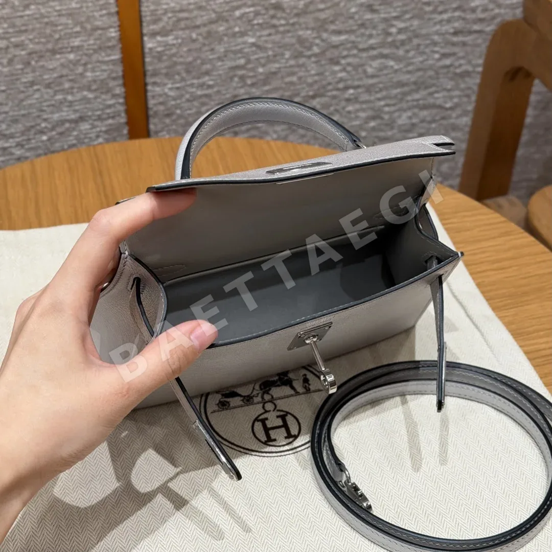 에르메스 미니 켈리 2 가죽 가방 상세 이미지 6