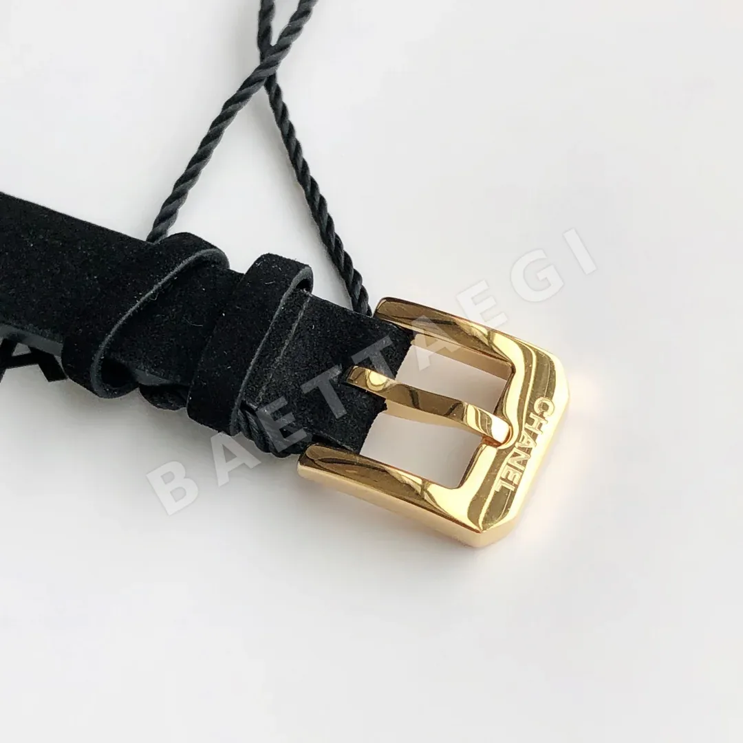 샤넬 블랙 페이스 쿼츠 여성 시계 상세 이미지 8