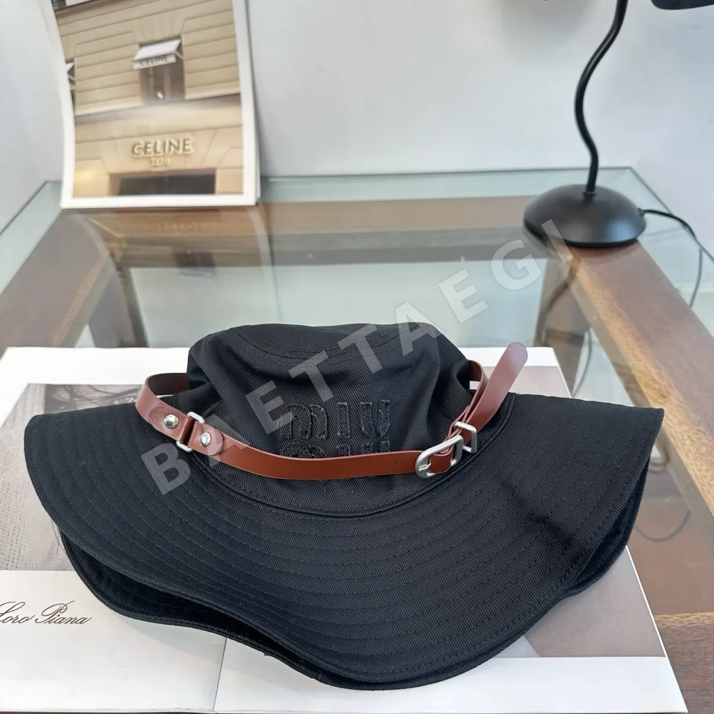 미우미우 버킷햇 모자 상세 이미지 9