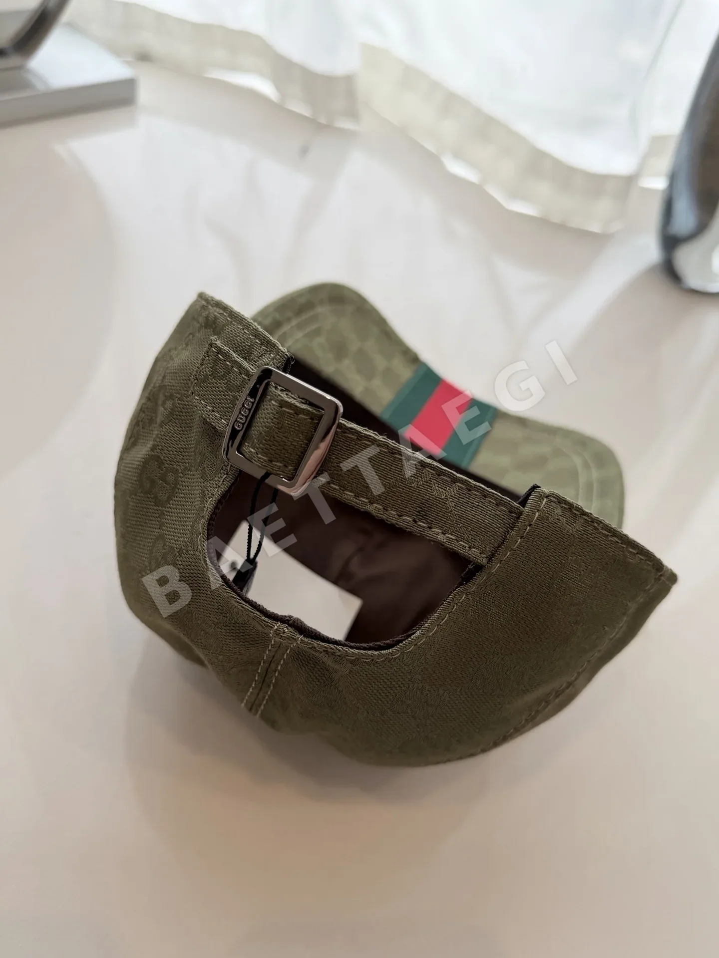 구찌 모노그램 베이스볼 모자 상세 이미지 9