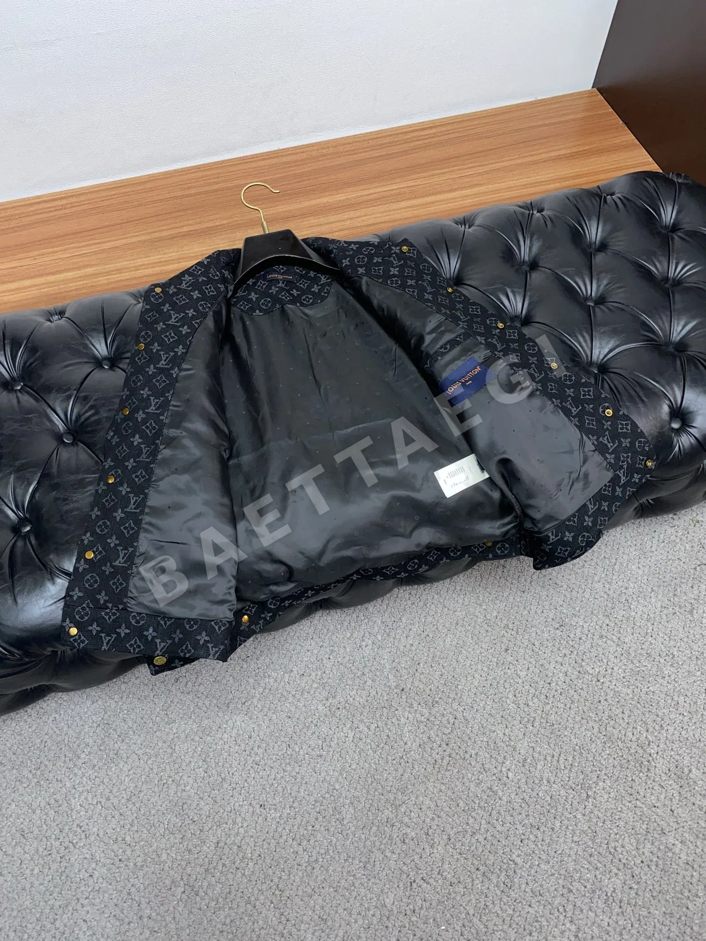 루이비통 LV 슬림핏 딥블루 남성 자켓 상세 이미지 7