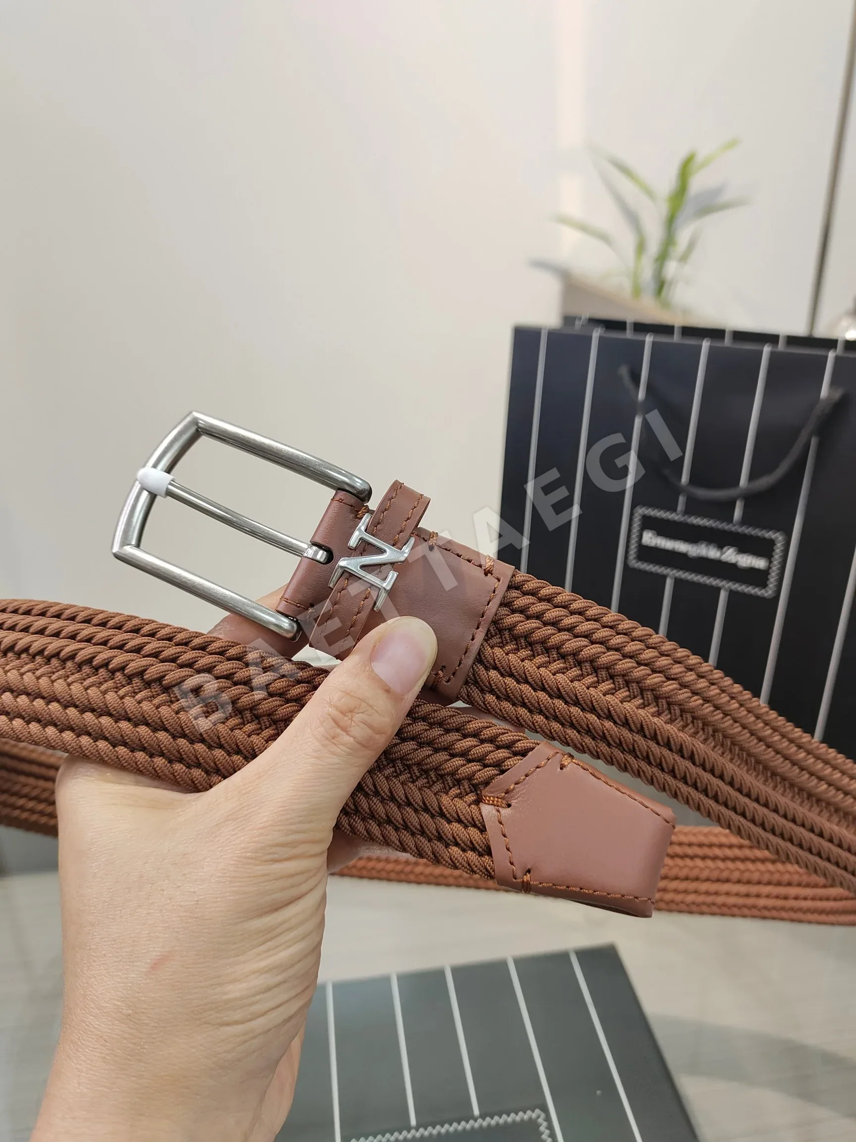 제냐 벨트 59257 Zegna Belt 상세 이미지 3