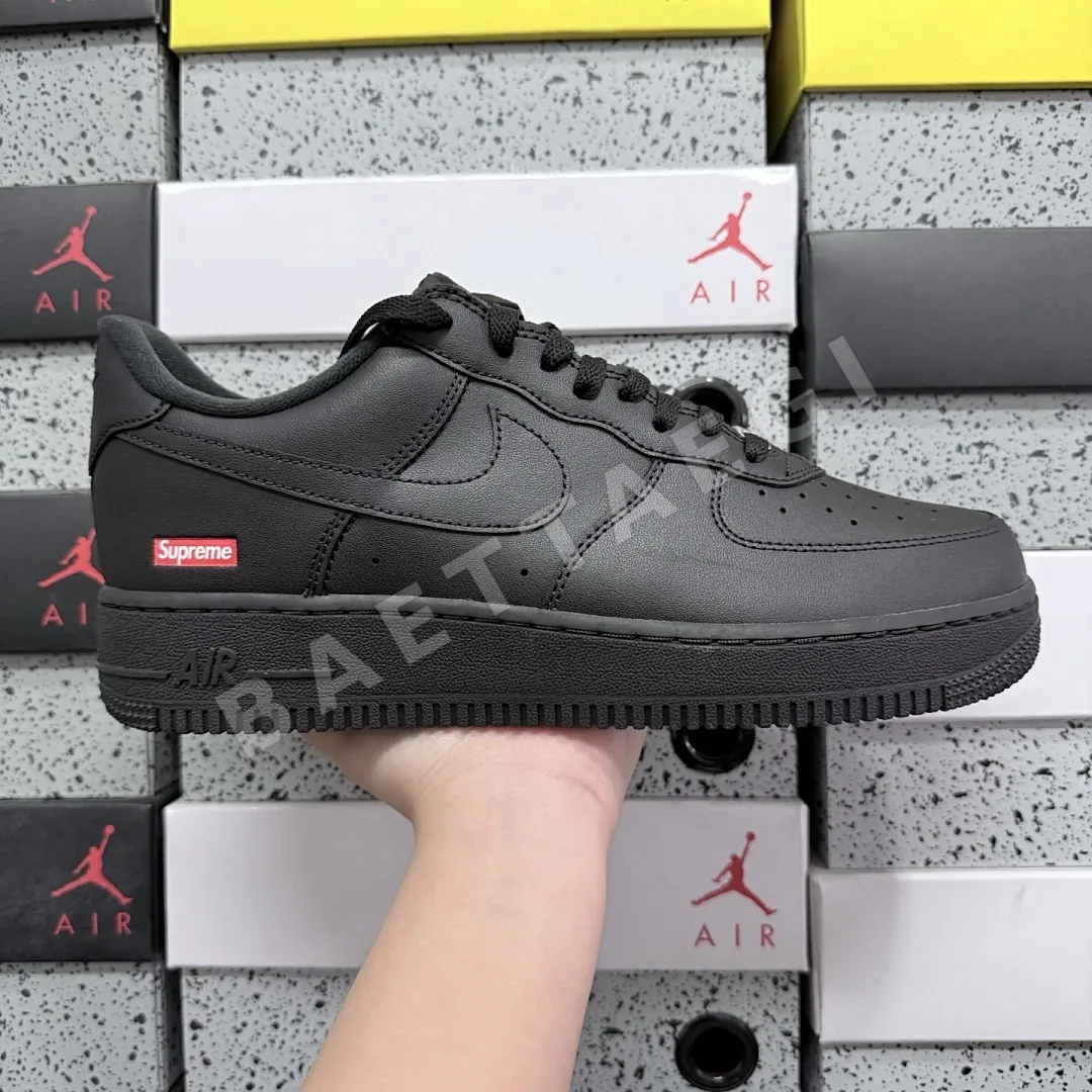 나이키 [GX] 에어 포스 1 로우 CU9225-001 201332 Nike Air Force 1 Low Supreme Black Sup 상세 이미지 10