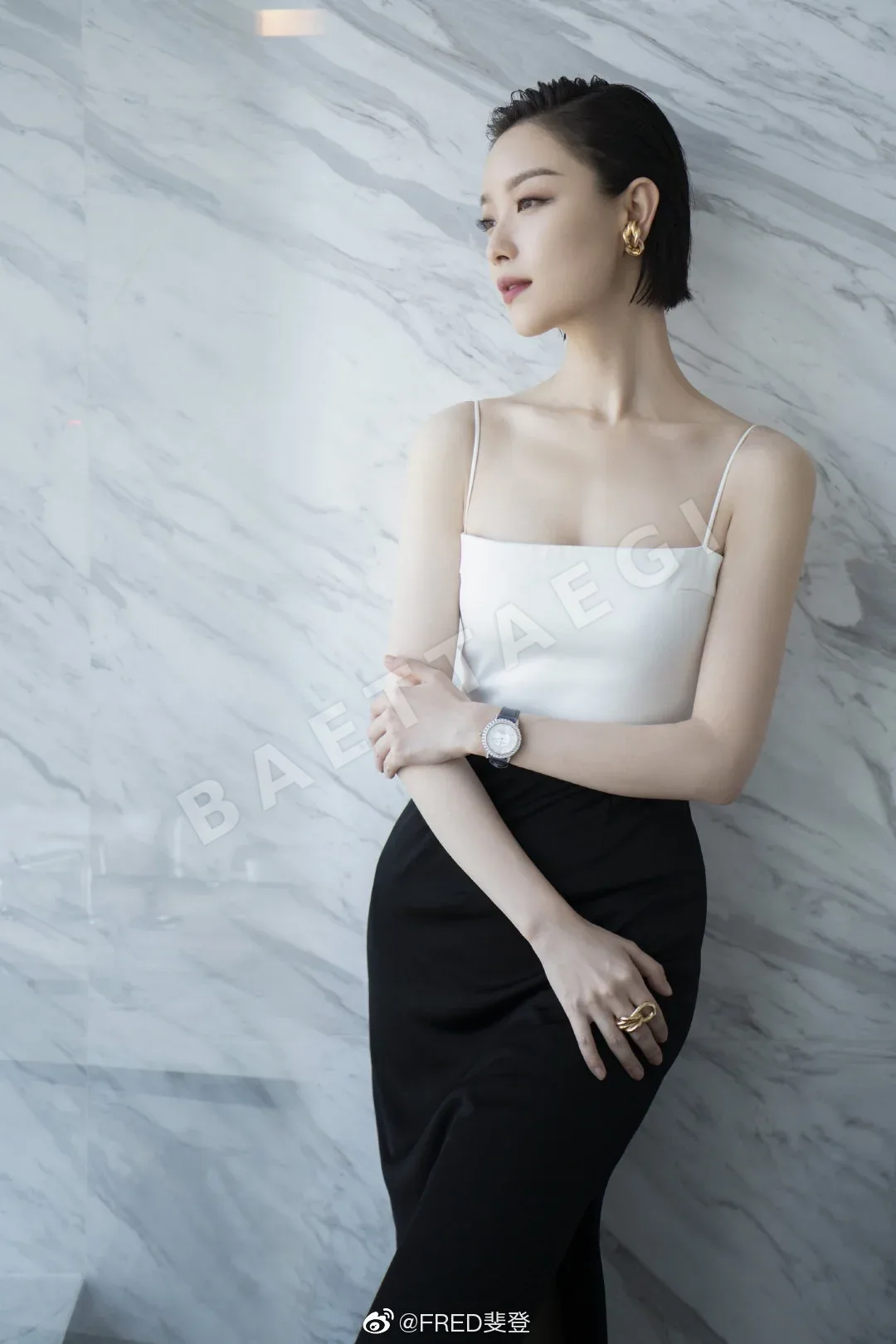 프레드 더블링 노트 18K 골드 반지 상세 이미지 2