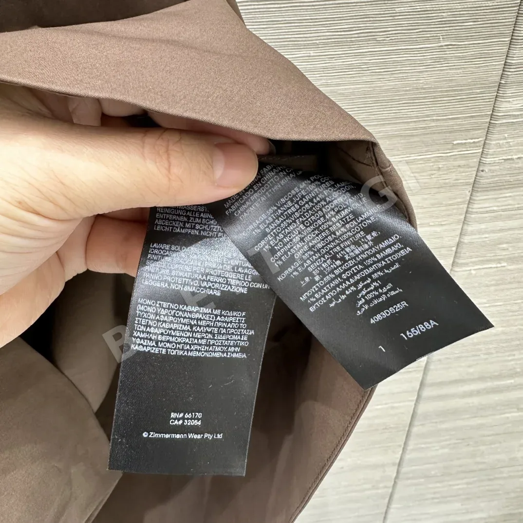 짐머만 니트 패치워크 포플린 원피스 상세 이미지 10