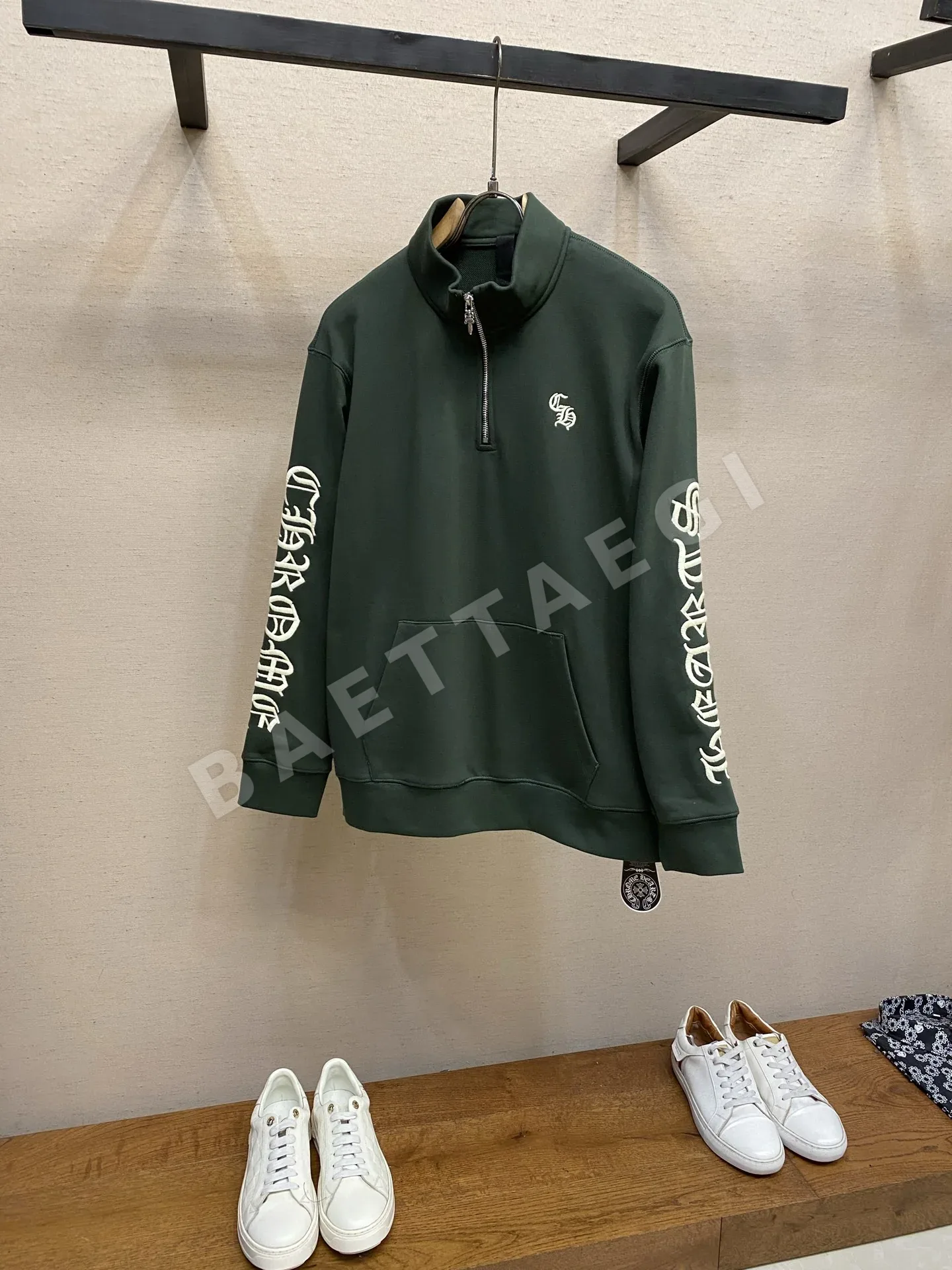 크롬하츠 자수 장식 남성 긴팔 티셔츠 169796