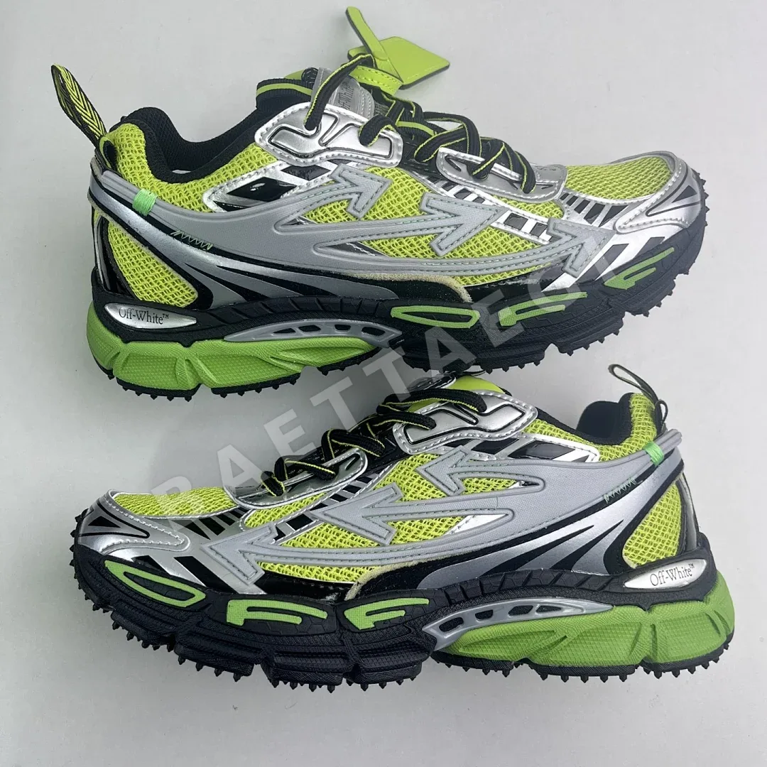 오프화이트 비 라이트 백 202386 Off White Be Right Back Silver Green Fluo 상세 이미지 2