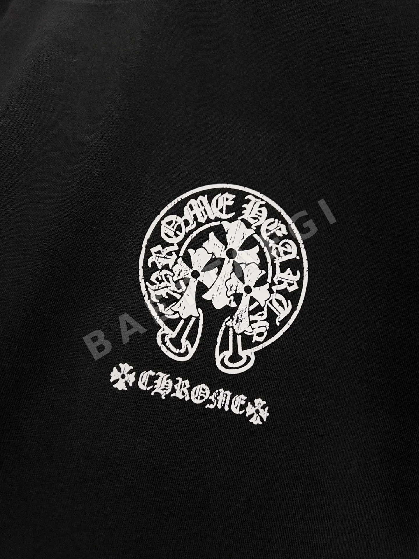크롬하츠 데미지 가공 유니섹스 반팔 티셔츠 상세 이미지 7