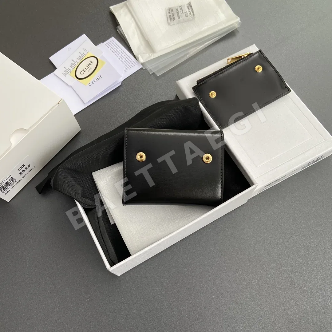 셀린느 트리옴프 광택 가죽 반지갑 상세 이미지 5