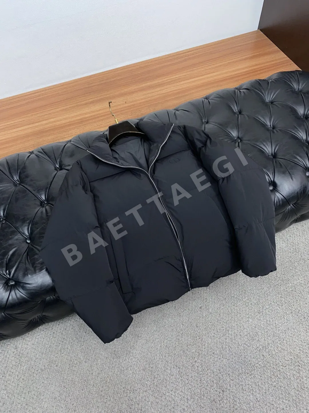 디올 스탠드카라 컬러 블록 남성 패딩 상세 이미지 6