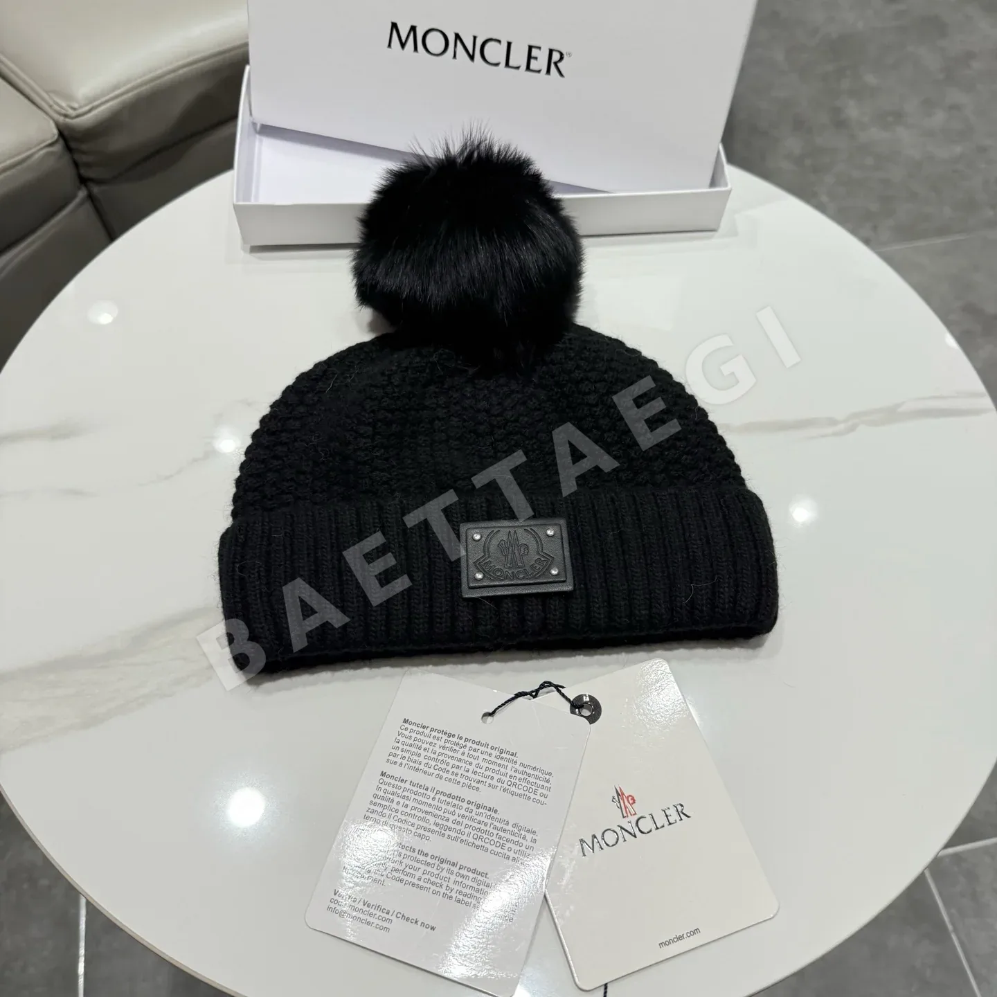 몽클레르 폼폼 울 모자 186896