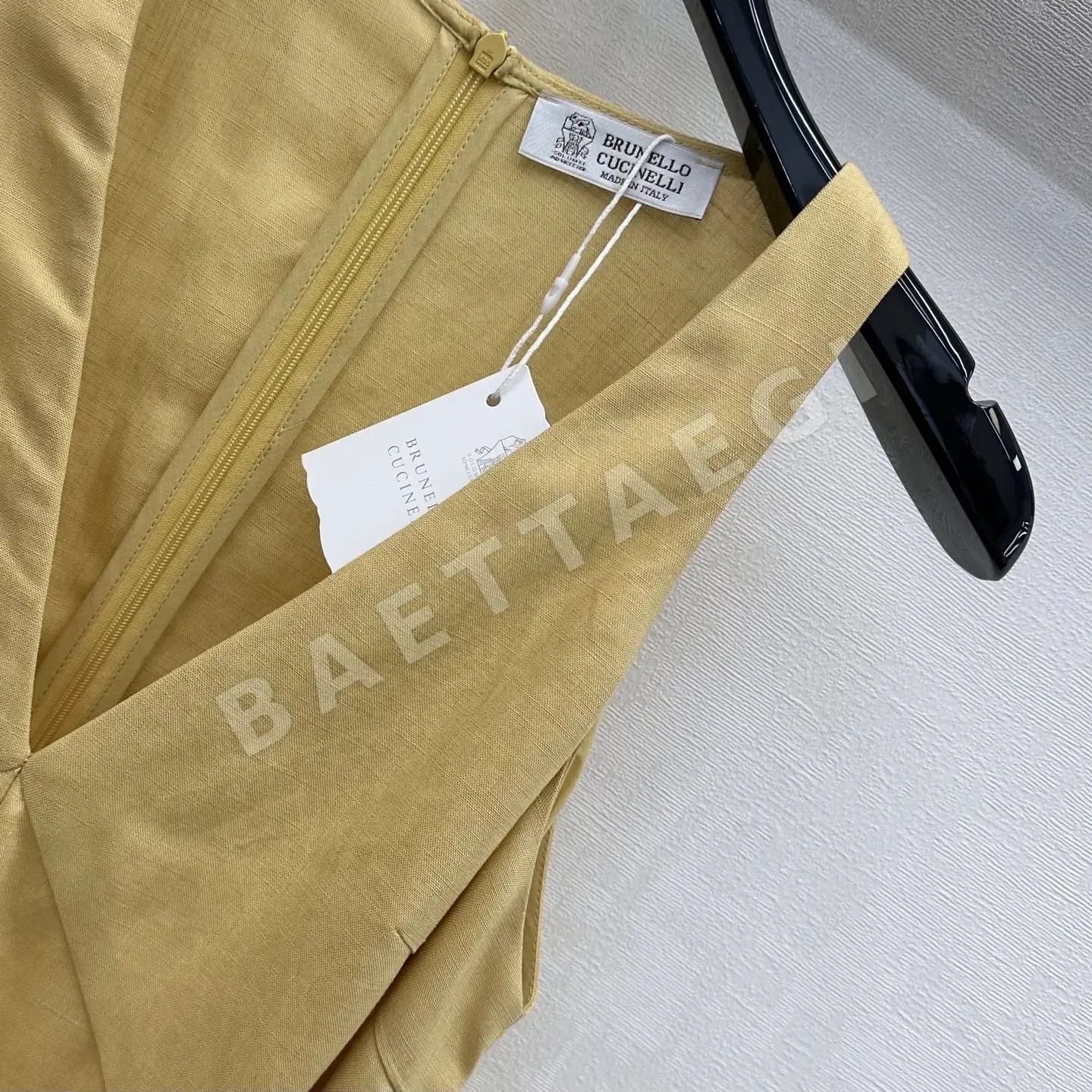 브루넬로쿠치넬리 린넨 V넥 벨트 원피스 상세 이미지 3