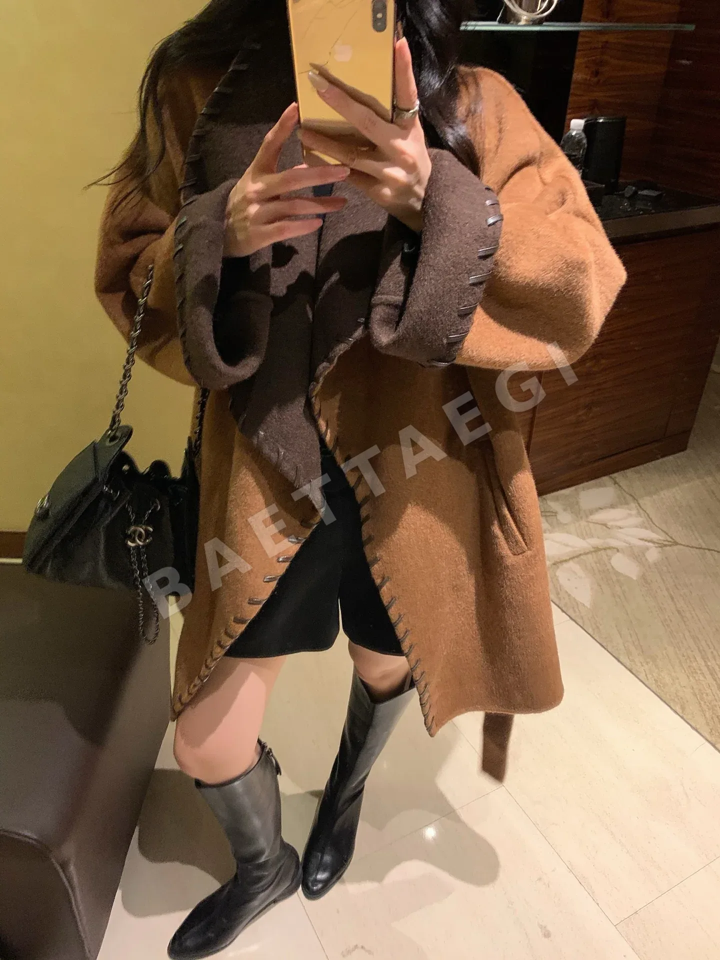마르지엘라 손바느질 울 캐시미어 자켓 202649