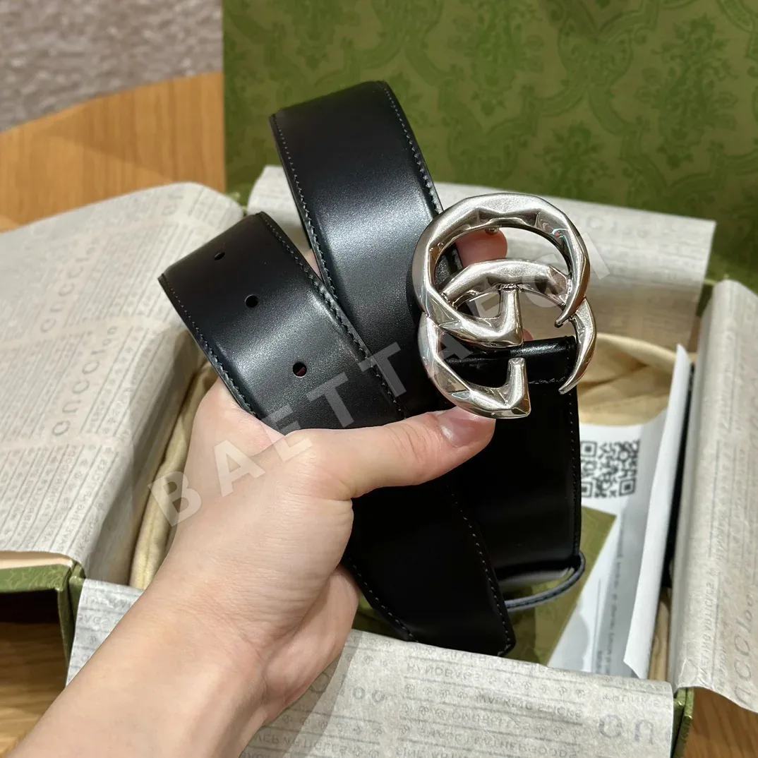 구찌 G 버클 남성 벨트 3.8 cm 상세 이미지 4