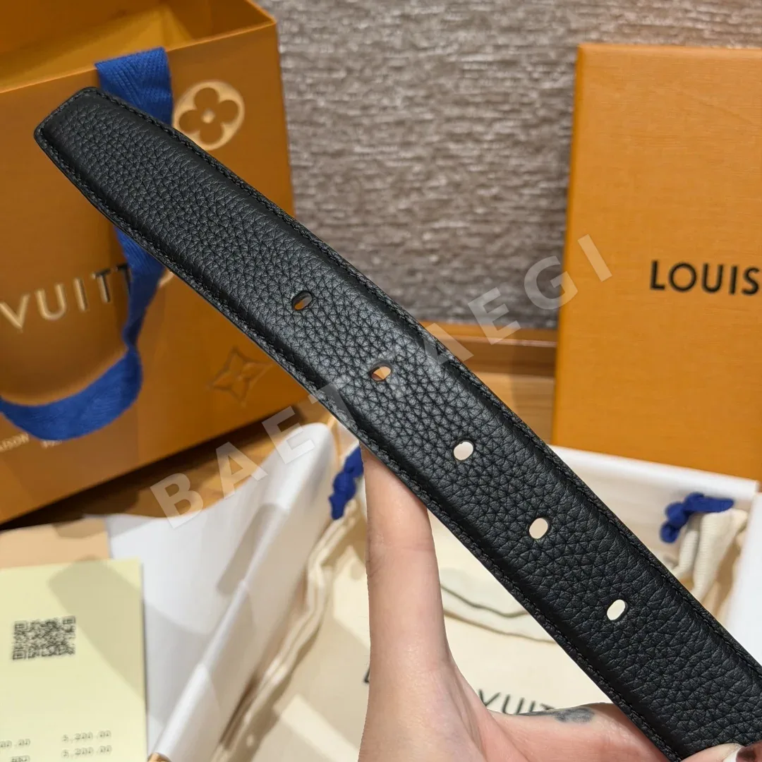루이비통 개구리 장식 30mm 리버시블 벨트 상세 이미지 8
