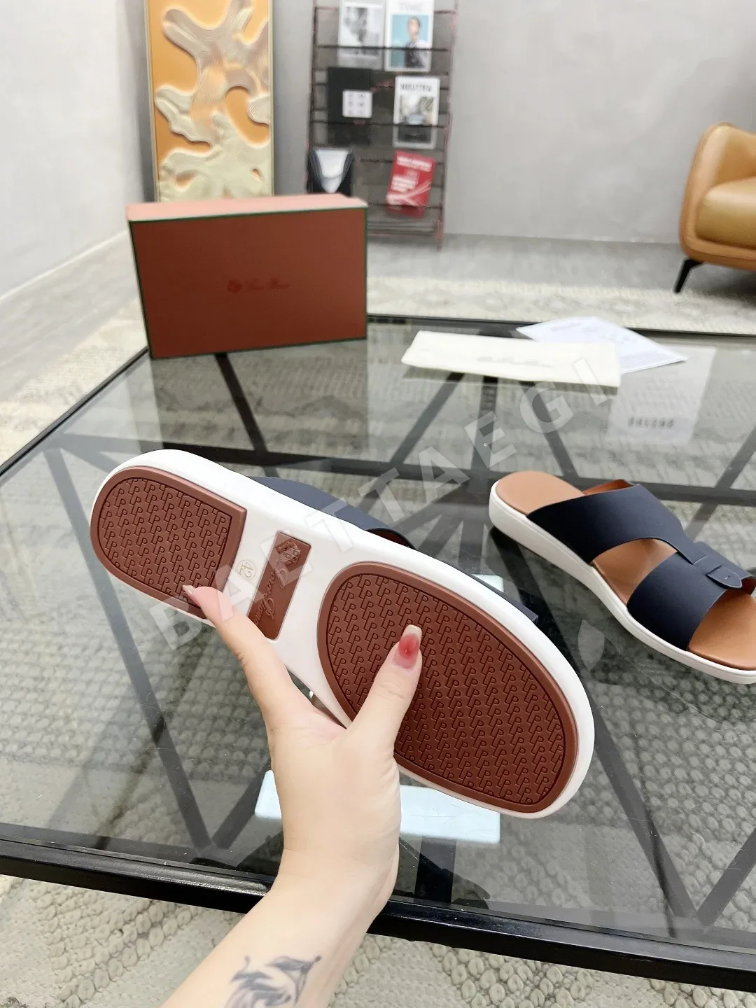 로로피아나 소가죽 남성 신발 상세 이미지 9
