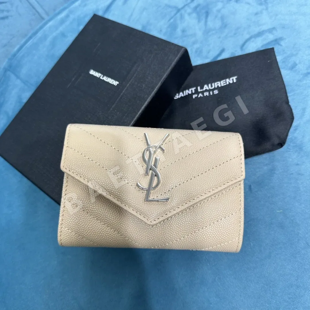 생로랑 캐비어 가죽 YSL 로고 지갑 상세 이미지 9