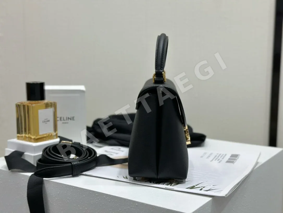 셀린느 카우보이 가죽 핸드백 상세 이미지 3