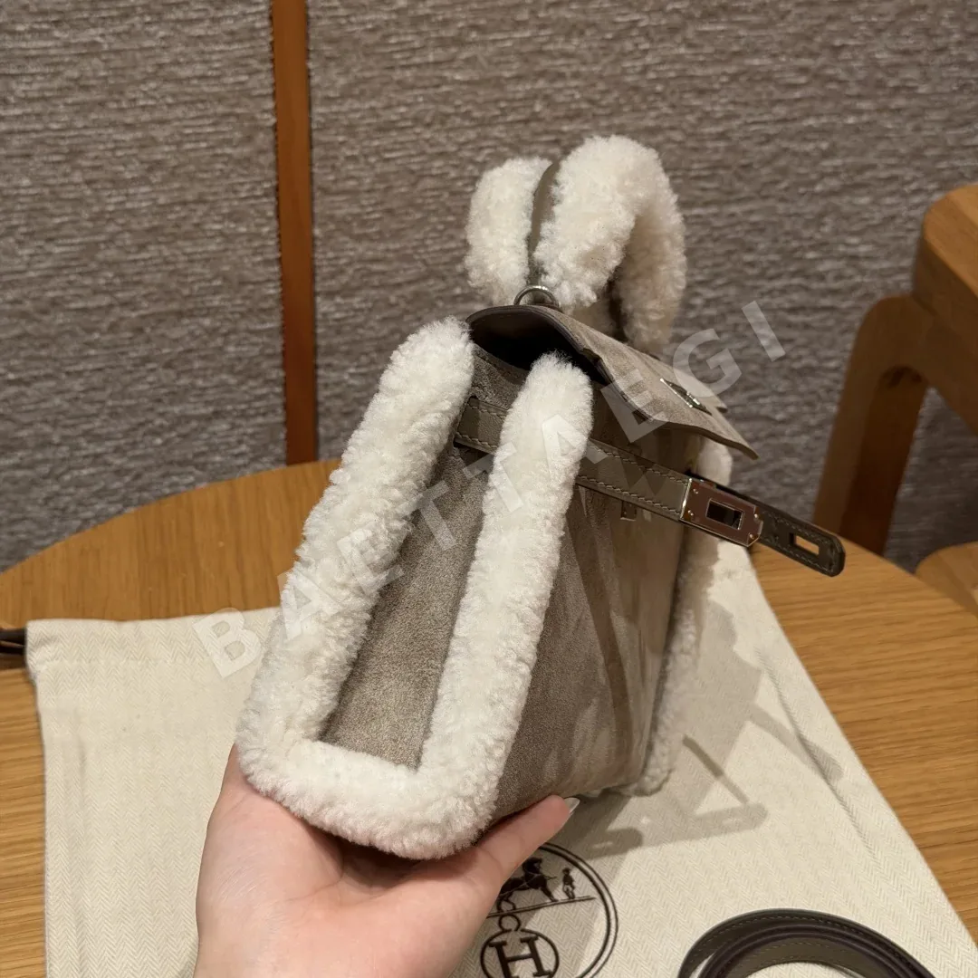 에르메스 켈리 페블그레이 가방 상세 이미지 4