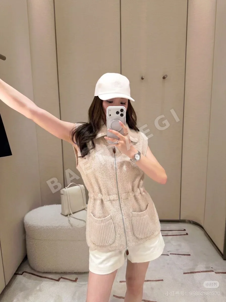 로로피아나 더블 포켓 캐시미어 조끼 160925