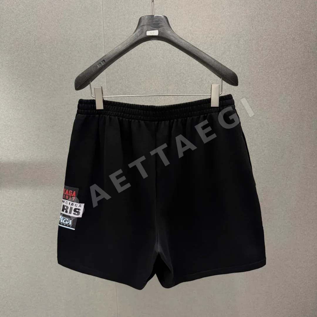 발렌시아가 드로스트링 남성 반바지 상세 이미지 2