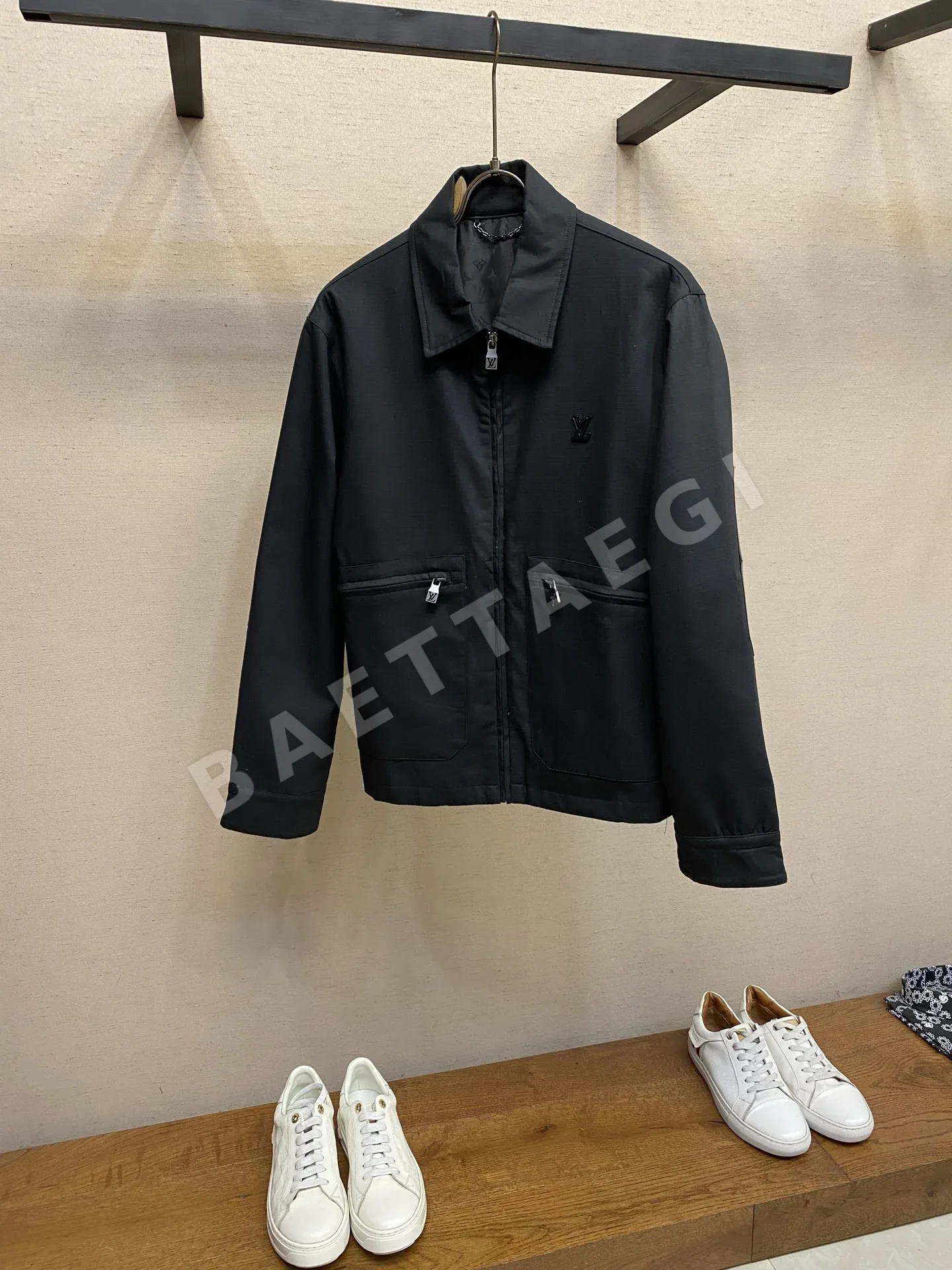 루이비통 코튼 지퍼 포켓 워크 자켓