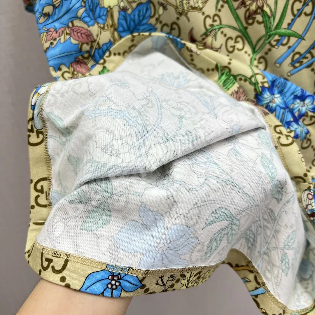 구찌 총무늬 프린트 여성 반팔 티셔츠 상세 이미지 7
