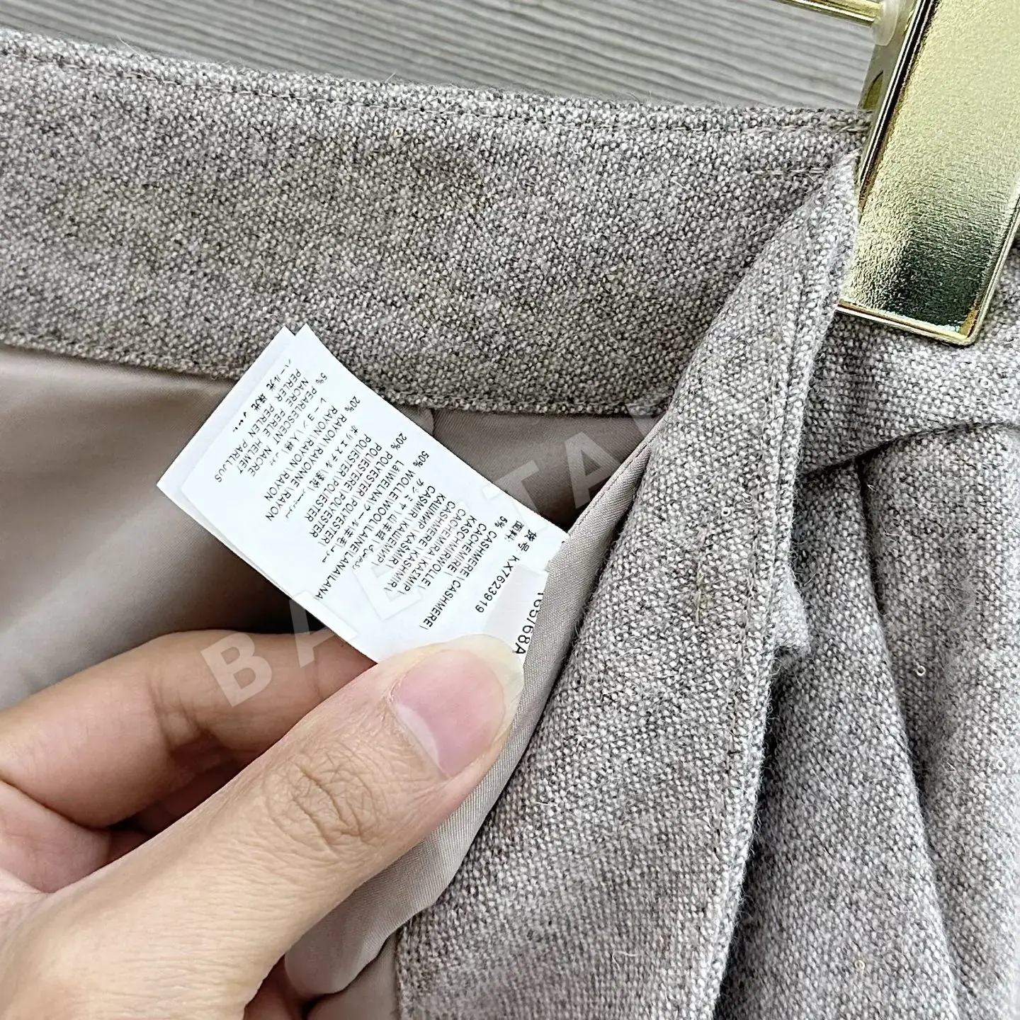 브루넬로쿠치넬리 여성 울 스팽글 바지 상세 이미지 7