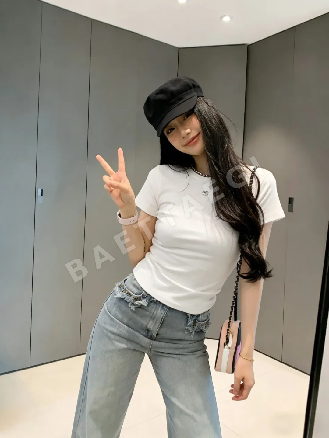 샤넬 여성 반팔 티셔츠 3종 세트 상세 이미지 8
